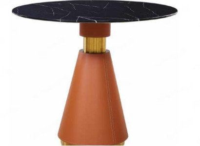 Dining room table Round Dining table Black Round Table Style Modern stainless steel Luxury