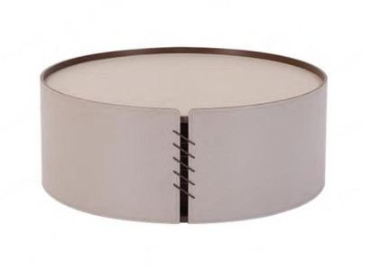 Living room round coffee table green luxury design new material wood