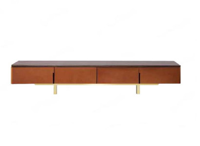 tv stand Orange Material Wood Style Modern Living room 200cm Cabinets