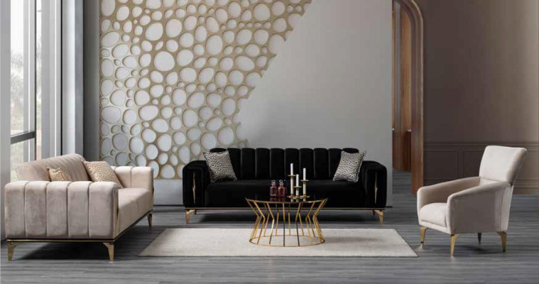 Soft upholstery luxury set 3+2+1 seats Comfortable modern style for living room