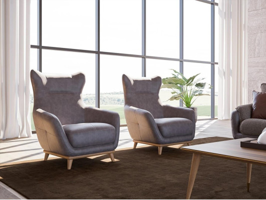 Living room Furnishings Armchair Modern Furniture Upholstered furniture Imitation leather new