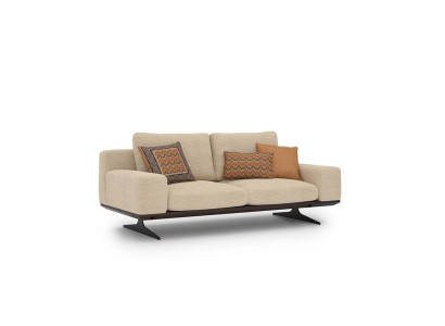Modern Upholstered Sofa Living room Two-seater Sofa Couch Textile Designer Furnishings