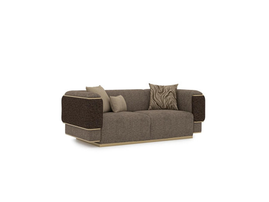 Living room Sofa Two-seater Luxury Furnishings Upholstery Textile Design Upholstered furniture
