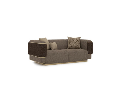 Living room Sofa Two-seater Luxury Furnishings Upholstery Textile Design Upholstered furniture