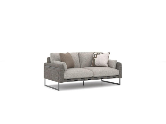 Luxury Two-seater Sofa Upholstered furniture Textile Couch Modern Living room Furniture