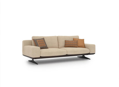 Living room Sofa Three Seater Couch Textile Furniture Upholstered Sofa Designer Furnishings