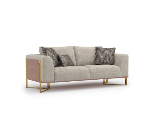 Two-seater Sofa Living room Upholstered furniture Design Couch Furnishings Textile new