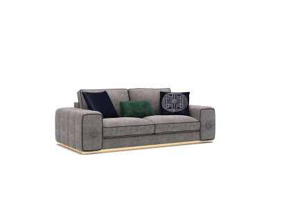 Luxury Couch Upholstered furniture Upholstery Sofa Textile Couches Living room new Two-seater