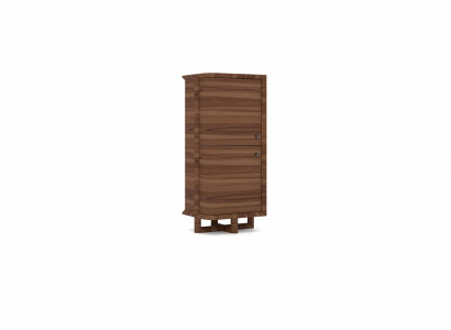 Dining room 2x Wardrobe Wood Braun Furniture new Luxury Furnishings wooden cabinet