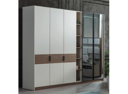 White Bedroom Wardrobe Luxury Modern Wardrobe with Sliding Doors