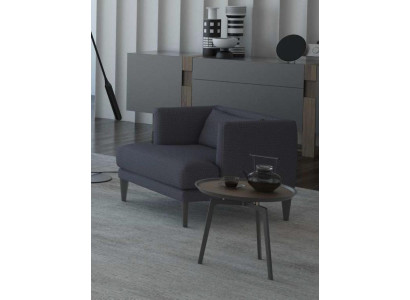 Large living room set three-seater armchair coffee tables gray wooden furniture