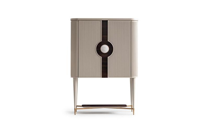 Bar Cabinet Wardrobe Wooden Cabinet Wood Bar Beige Drinks Design Bottles