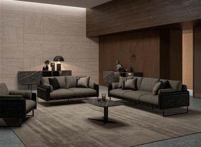 Sofa set 4-piece Upholstered furniture Sets Textile Living room Set Upholstery