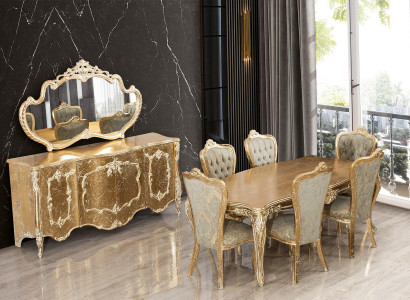 Dining room 6x Chair Suite Set Chairs new dining set Dining set Luxury Furniture