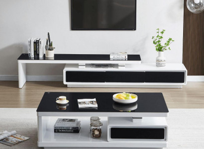 Designer Modern Sideboard Black and White Chest of Drawers TV Stands Luxury