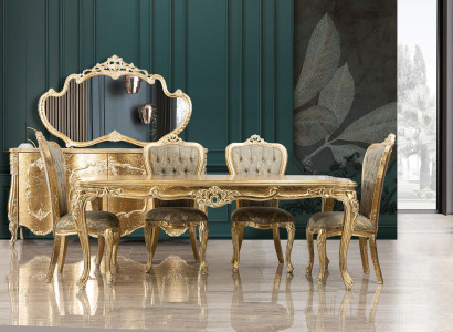 Baroque Antique Style Dining Table Table Real Wood Classic Designer Tables Rococo