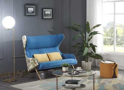 Classic r 1.5 Seater Luxury Blue e Seat Furniture Living room Furniture Couch