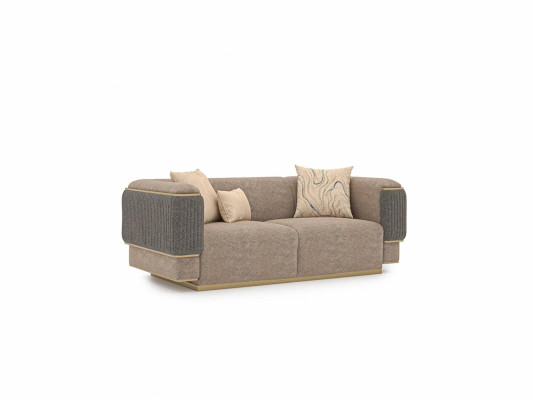 Sofa set 4-piece upholstered sofa living room three-seater sofa design modern armchair