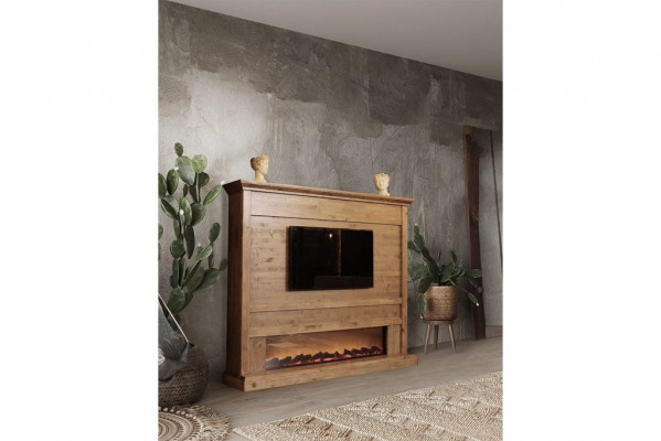 Wall unit TV-Wall Wood Style Living room Furniture Wardrobe Wall Units Luxury Furniture