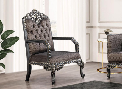Armchair Classic Single Seater Luxury Armchair Furnishings Living room Sofa 1 Seater