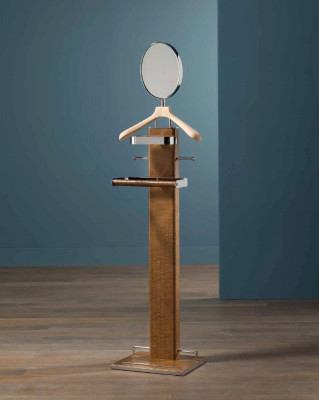 Coat rack stand with Mirror Living room material Bellavista Collection