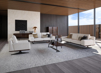 Living room Set Complete e Suite Three Seater Sofa Modern Armchair Three Seater Couch