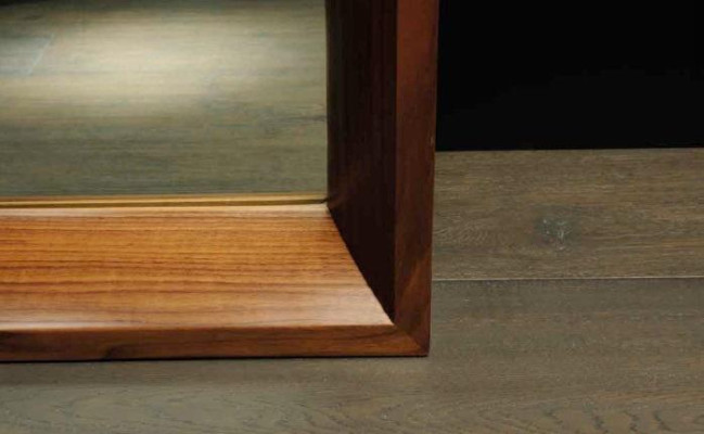 Mirror with Living room Wall mirror Living room new frame color brown Wood