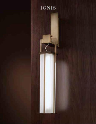 Wall lamp Living room Bedroom structure in brass antique bronze finish new