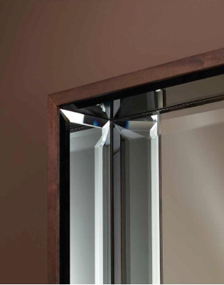 Mirror with Living room Wall mirror Living room new frame color brown