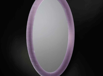 Living room hallway standing mirror with frame violet new material glass with velvet