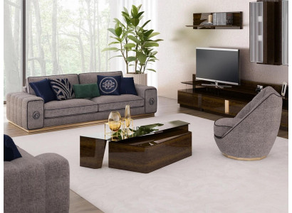 Sofa set Living room Complete 5-piece Sofas Couches Modern Armchair with Coffee table
