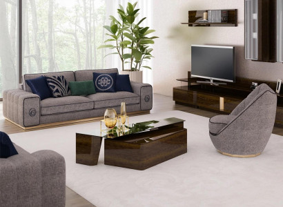 Sofa set Living room Complete 5-piece Sofas Couches Modern Armchair with Coffee table