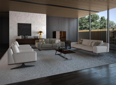 Living room set 6-piece luxury sofa set modern three-seater sofa designer upholstery