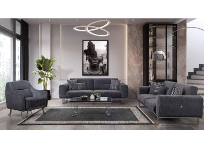 Sofa set 3+3+1 Seater Living room Complete Sofas Set Modern Set Coffee table