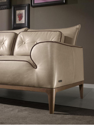 Luxury Suite Sofa set 2+1 Seat Sofa Sofas Armchair Leather 2pcs. PRIANERA