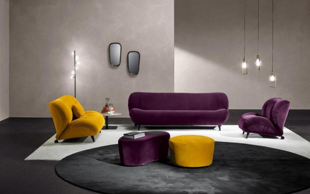 Prianera Luxury Sofa 3 Seater Sofas Seat Fabric Design Couch Furniture Style Textile new