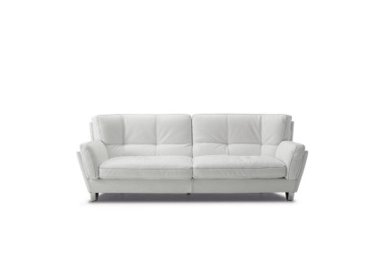 Luxury Sofa 3 Seat Couch Wood Furniture Three Seater Prianera Sofas White Couches Leather