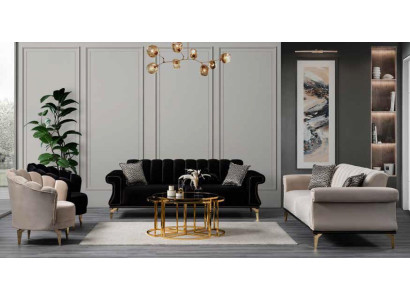 Soft upholstery luxury sofa 2-Seater Comfortable living room sofa in a modern style