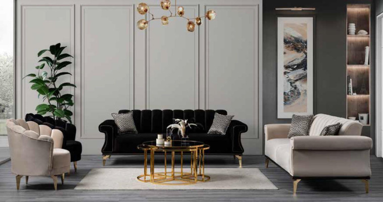 Soft Luxury Armchair 1 Seat Comfortable Living room armchair in modern style new
