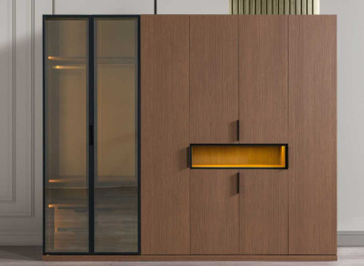 High-quality Wardrobe exclusive Bedroom Furniture LED Cabinets