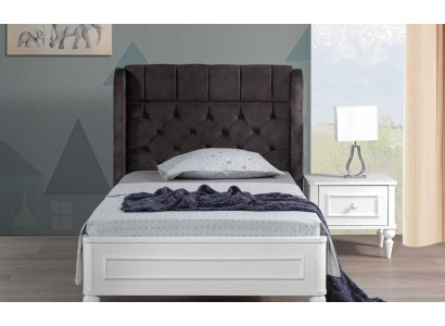Modern Chesterfield children's bed single bed bedside table stylish set