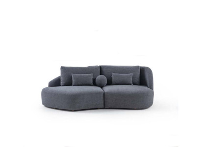 Stylish Gray Three-Seater Living room 3-Seater Sofa Modern Couches