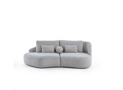 Modern light gray 3-seater living room three-seater luxury couches sofas
