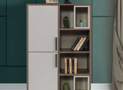 Modern White Bookshelf Childrens room Furniture Designer Wood Cabinets