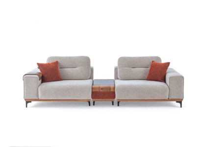 Stylish 3-seater with an insert table designer living room couches