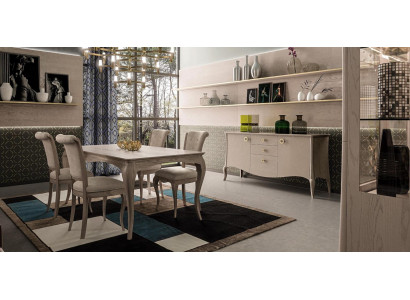 Classic Dining room Suite Table Chair Set Chest of drawers Dining set Chairs 6 pieces