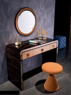 Dressing table Stool Complete Set Chest of drawers Bedroom 2pcs. Console
