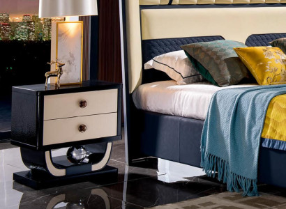 Bedside table 2x Wood Bedside tables Table Consoles Night Modern Style