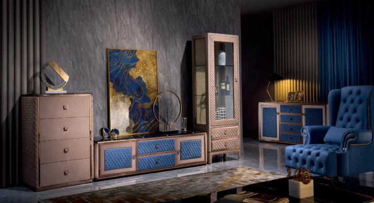 Chest of drawers Glass Display case Chests of drawers Showcases Dresser cabinet Decorative Designer