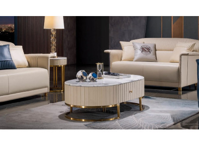 Set Coffee table Coffee table Designer Side table Living room table Tables